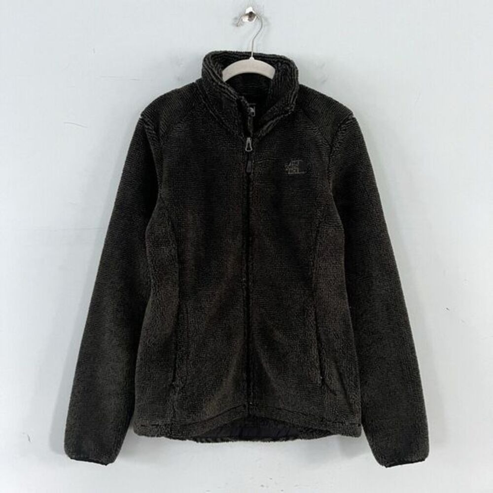 The North Face Osito 2 Army‎ Green Black Stripe Full Zip Fleece Jacket